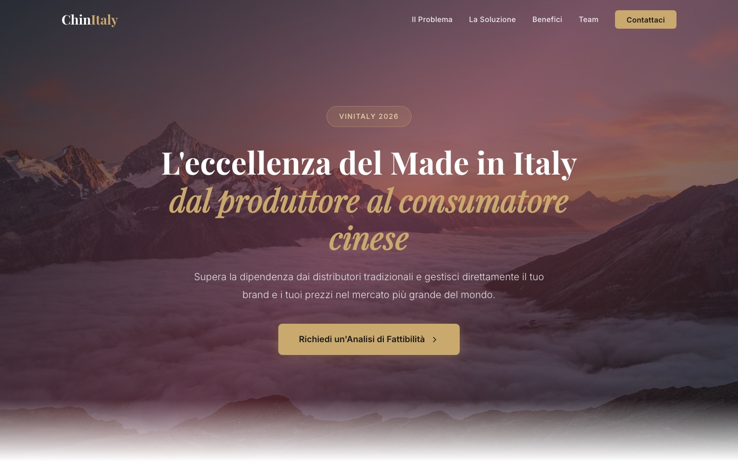 ChinItaly — progetto